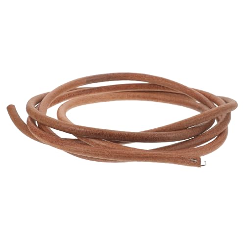 PHENOFICE Cinturón para Máquina de Coser Doméstica 1.83 M Amarillo Correa de Repuesto Reforzada de Cuero Sintético Compatible Máquinas de Coser Vintage Accesorio Práctico