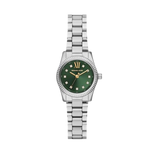 Michael Kors Lexington MK7580   Reloj de Acero Inoxidable Plateado de 26 mm para Mujer