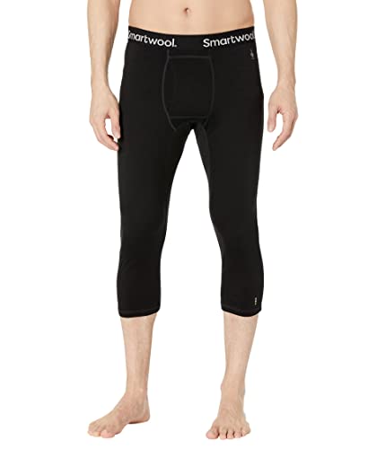 Smartwool Men's Classic All-Season Merino Base Layer 3/4 Bottom Black L