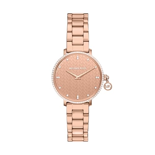 Image of Michael Kors Pyper Women's Watch, Stainless Steel Watch for Women with Steel, Leather, or Silicone Band