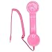 Retro Phone Handset, Handheld Cell Phone Receiver Radiation Proof Operation for Computers (Pink)