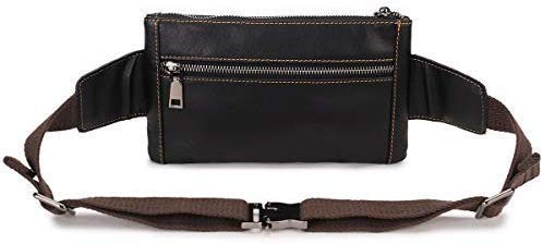 Echtes Leder Bauchtasche Gürteltasche Bumbag Hip Bag Hüfttasche Damen Herren