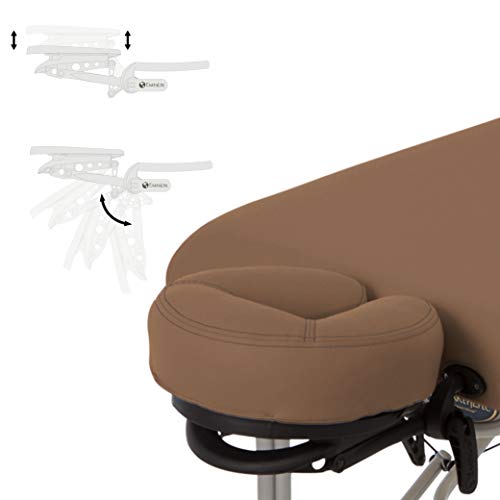 Image of EARTHLITE Portable Massage Table Luna - 30 inch Wide, CFC Free Professional Foam, Weighs Only 29lbs, Patented, Strong Aluminum Reiki Frame (Working Weight 750lbs)
