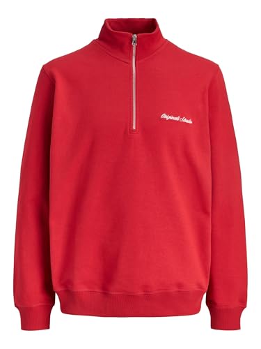 JACK & JONES Male Sweatshirt mit halbem Reißverschluss Sweatshirt mit halbem Reißverschluss – Ansicht 1