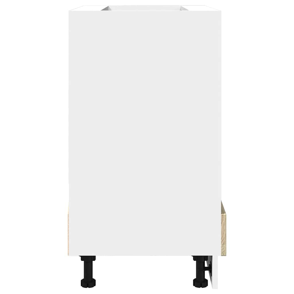 Armoire à Four Chêne Sonoma 60x46x81,5 cm Aggloméré vidaXL