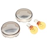 キジマ(Kijima) バイクパーツ ウインカーレンズ 純正タイプ ブレット ミラースモーク 2個入 ハーレー HD-01286