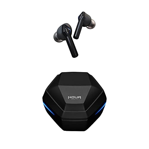 Noua Samurai Earbuds Bluetooth 5.0 mit Stereo HiFi, True Wireless Kopfhörer mit Mikrofon, Bluetooth Kopfhörer In Ear mit Kabelloser Touch-Steuerung, USB-C Schnellladehülle für Smartphone