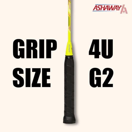 Image of ASHAWAY Force GX 40 Unstrung Badminton Racquet | Jointless, Even Balanced & Graphite Rackets | Racket Without String | 28 lbs Shuttle Bat for Intermediate Players
