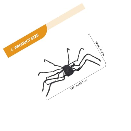 Disfraz de Araña para Perros Talla L Negro miniatura 2