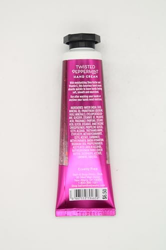 Twisted Peppermint, Bath and Body, Shea Butter Hand Cream, 1 fl oz