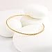 LOTUS STONE JEWELRY Rope Cuff in 14K Gold Fill, Handmade Twisted Rope Bracelet (M, Gold)