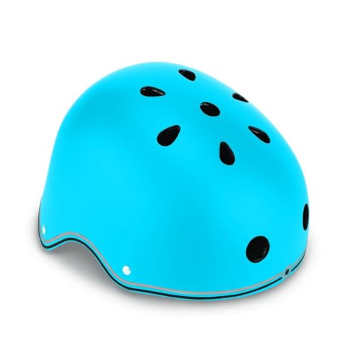 Globber - Casque Primo XS/S - Casque de Protection pour Les Enfants, Bleu Ciel