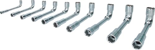 BRILLIANT TOOLS BT015100 Jeu de clés à douille doubles, 10 pcs [Powered by KS TOOLS]