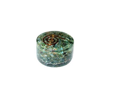 Jet Green Mica Orgone Tower Buster Chem Buster Approx 50-60 Grams Protection Buster #TOP7