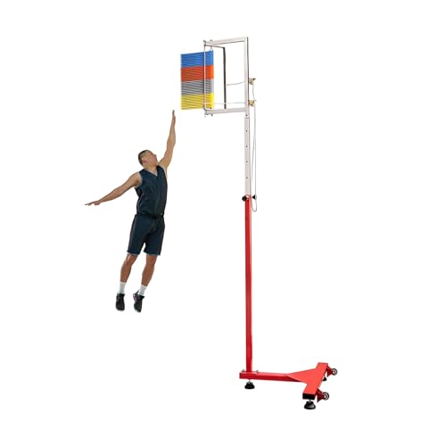 Adjustable Vertical Jump Measurement Tool - Floor Standing Tester for Basketball & Volleyball Training, Stable Base for Accurate Performance Tracking