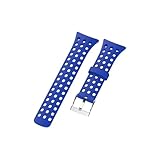 -100 nuevo y de alta calidad. Correa de silicona for reloj SUUNTO Quest M1 M2 M4 M5 M, repuesto de correa de reloj, accesorios, pulsera(Blue)
