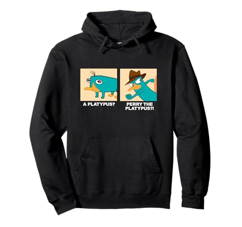 Disney Phineas And Ferb A Platypus? Perry The Platypus?! Pullover Hoodie