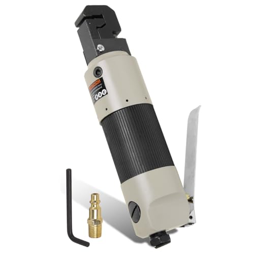 Alicate de perfuração de ar comprimido 2 em 1, alicates dobrável, alicates de chapa de ar comprimido, alicates de dobra de chapa de carroçaria, alicates de 5 mm e 13 mm de profundidade de