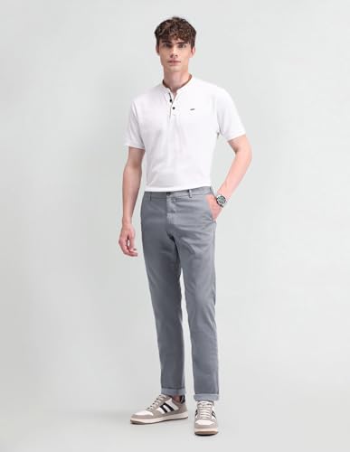Image of Arrow Men's Mid Rise Slim Pants