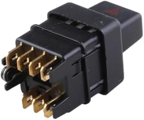 Interrupteur de feux de détresse Fiat Uno 1818592800 à contact réactif - 5