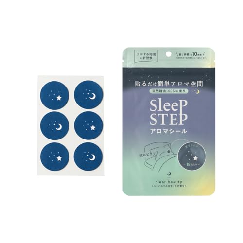 フレーバーライフ(Flavor Life) SLEEP STEP アロマシール クリアビューティー 18枚入りのサムネイル