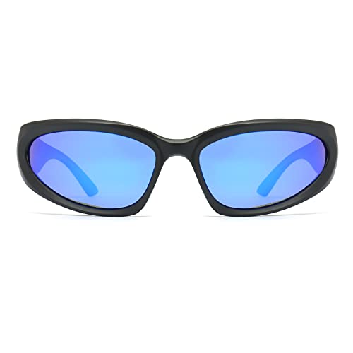 Long Keeper Polarised Wrap Around Sunglasses for Women Men Y2K Trendy Sunglasses Fashion Sun Glasses UV Protection for Driving Sport Fishing - Image 2