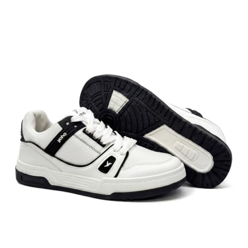Image of YOHO Men's Sneakers Flo | Stylish & Comfortable | Low Top, Lace Up Casual Shoes for Man /Gents