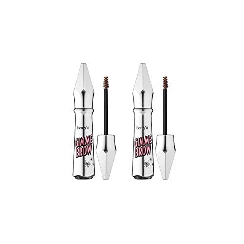Benefit Gimme Brow + Volumizing Eyebrow Fiber Gel Bundle (Neutral Light Brown, 0.1oz, 2-Pack) (2 Items)