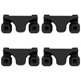 Alnicov 4 Stück Luftfritteusen-Stoßstangen, Luftfritteusen-Tablett, Ersatzteile, Zubehör für Gourmia Cosori und andere Luftfritteusen