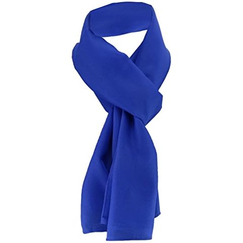 Foulard TigerTie bleu royal 160x36 cm Cover