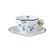 Produktbild Laura Ashley - Cappuccino Tasse und Untertasse - Blueprint China Rose - 2-teilig - Ø 9,5 cm