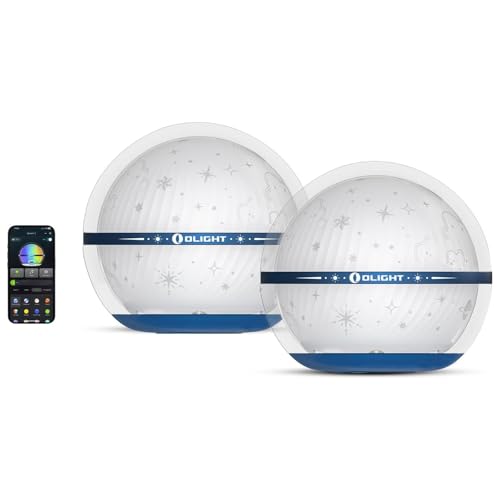 OLIGHT(�I�[���C�g) Sphere C �x�b�h�T�C�h �A�v���A�� �Ǐ��铔 ���R���p�N�g USB�[�d ���ΐڒ� 7�����[�h ������ ���C�݌v ���^ �y�� �i�C�g���C�g �ԐڏƖ� �a�����̃v���[���g ���͋C��� �p�[�e�B�[���� �ԓ����C�g �A�E�g�h�A 