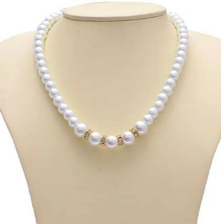 Pearl chain necklace layered American Diamond One Gram Gold Plated Valentine Love Heart Necklace Golden Chain Pendant for Women & GirlsCrystal Necklace for Women & Girls (B09VKNPD4K) Amazon Price History, Amazon Price Tracker