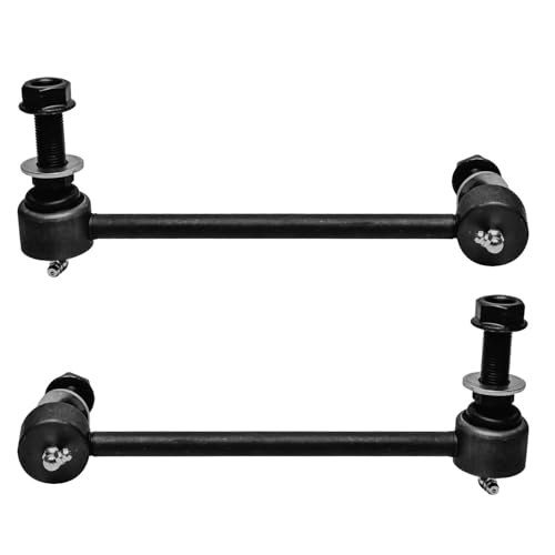 Image of Detroit Axle - Front 8pc Struts Kit for 12-14 Dodge Challenger Charger, 2 Struts & Coil Spring 2 Sway Bar Links 4 Tie Rod Ends 2012 2013 2014 Replacement Suspension