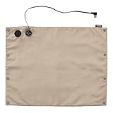 LOWYA ロウヤ ヒーターシート ヒーターマット 一人用 電気シート 電気マット 薄型 持ち運び 電気ヒーター USB コンパクト 省エネ アウトドア スポーツ観戦 ベージュ