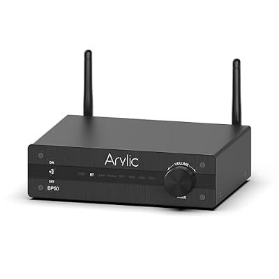 Arylic BP50 Bluetooth 5.2 aptX Home Audio Preamplifier with HDMI ARC, Phono Input and GO Control APP Audio Adapter with DAC, RCA outputs for AV Receiver.