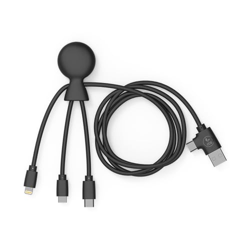 Design originale: un cavo da 1 m progettato con materiali durevoli, con doppio ingresso tipo C/USB consente di utilizzare il telefono dal divano mentre si fa ripieno di batteria