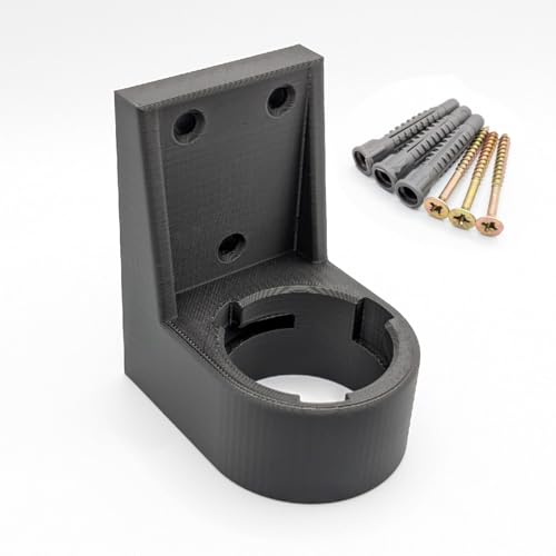 Printbtw Soporte de pared para robot cortacésped Ecovacs GOAT G1, G1-800 y G1-2000 Beacon incluye tornillos (negro)