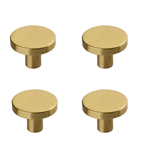 Ototon - Set di 4 pomelli rotondi per armadietti