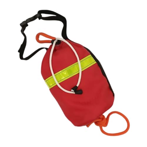 Sac de lancer de sauvetage aquatique avec corde flottante haute visibilité pour canoë