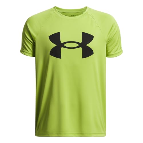 Image of Under Armour Boys' Tech Hybrid Printed Fill Short-Sleeve T-Shirt