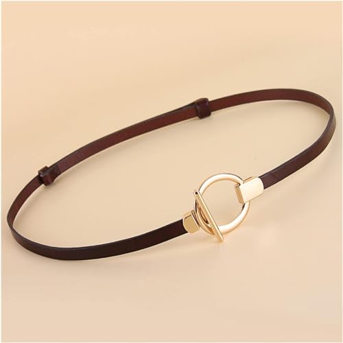 Womens Belt Simple Women' Waist Belts Genuine Leather Waist Strap Adjustable Belts Thin Fashion Dress Pants Belt adjustable3
