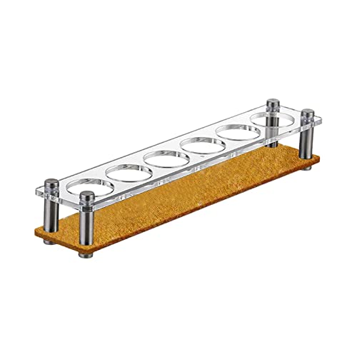 WeiLaiKeQi Suporte para copos de vinho com furos redondos, economiza espaço, suporte para copos de v