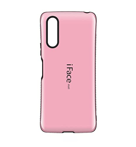 iFace mall Xperia 10 II 用 ケース SO-41A SOV43 カバー エクスペリア テン マークツー Xperia10II マーク2 ハード用 ケース ストラップホール 耐衝撃 (Xperia 10 ii, ピンク)