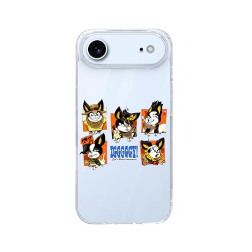 IPhone 17Air 用ケース ジョジョの奇妙な冒険 イギー アイフォン17用 カバー 透明 スマホケース おしゃれ 人気 個性 創意 キャラクター 携帯ケース 耐衝撃 ワイヤレス充電対応