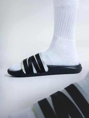 Image of Bacca Bucci Galaxy Slides for Men | Ultra-Comfort Rubberized EVA Slip-On Sliders | Non-Skid Outsole, Soft Cushioned Footbed, Lightweight Slides for Indoor & Outdoor Use