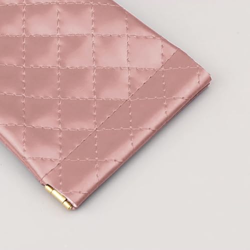 Image of Soft Sunglass Case PU Leather Squeeze Top Eyeglass Case Portable Sunglass Pouch Organizer Bag