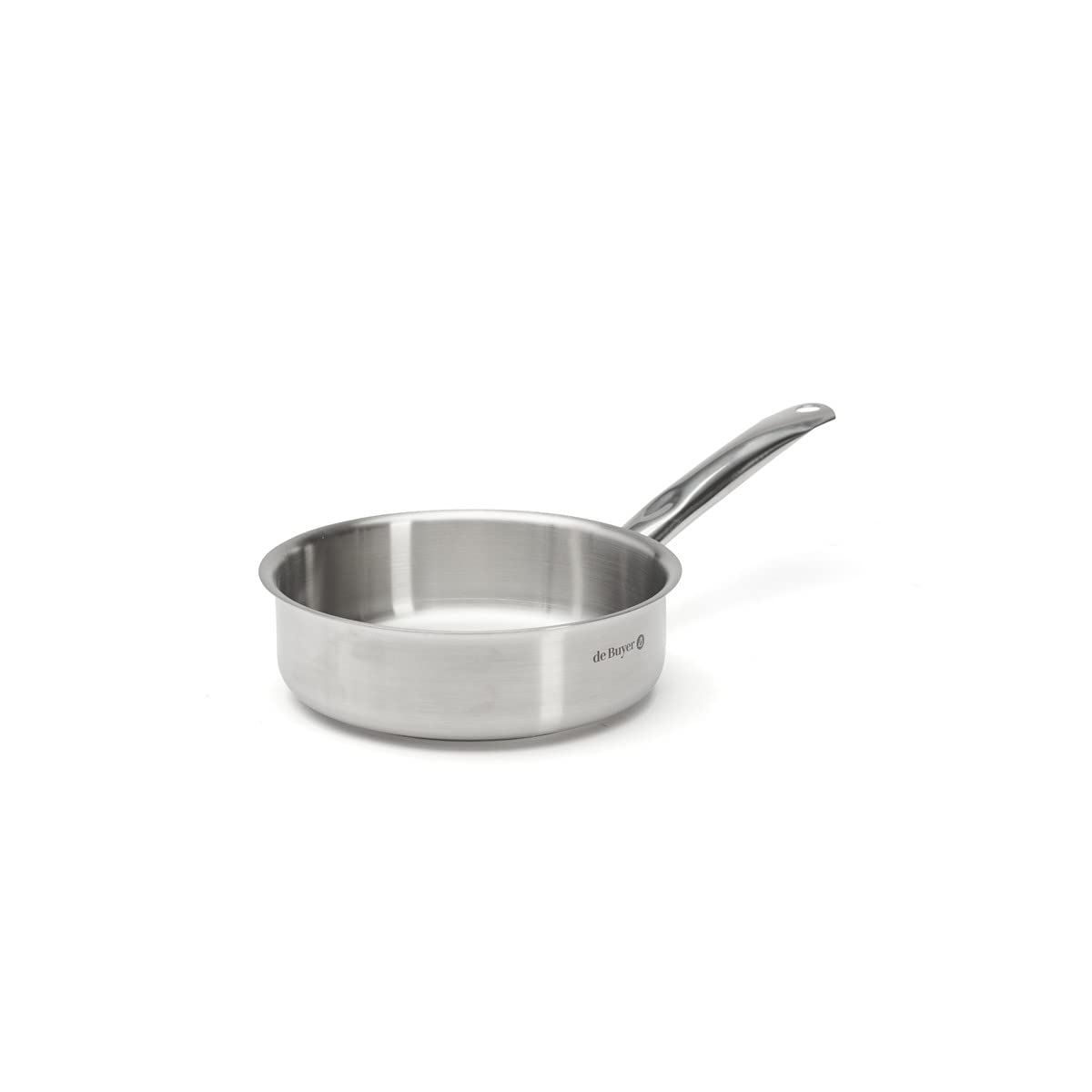 DE BUYER PRIM APPETY, sauteuse professionnelle en acier inoxydable, polie, 20 cm