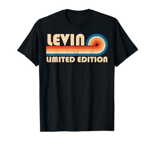 LEVIN Surname Retro Vintage 80s 90s Birthday Reunion T-Shirt