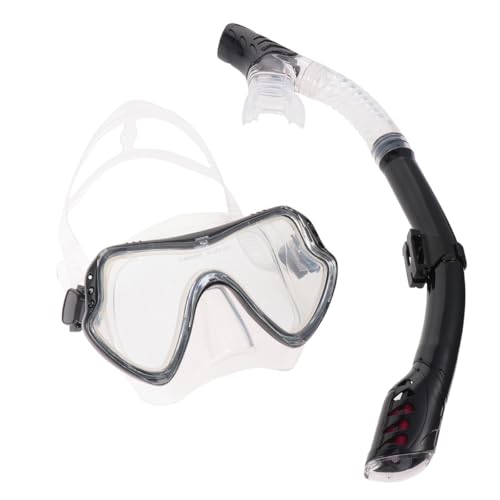 Masque complet facile à détacher en silicone avec son tuba robuste GALPADA